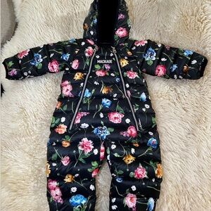 Mackage Black Floral Snowsuit